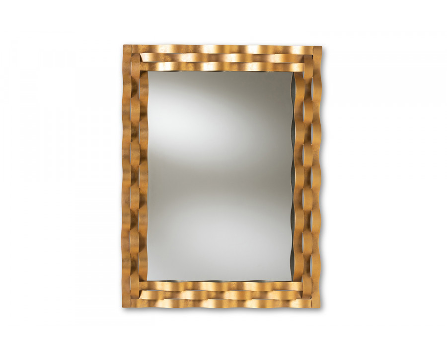 Baxton - Arpina Modern Rectangular Accent Wall Mirror