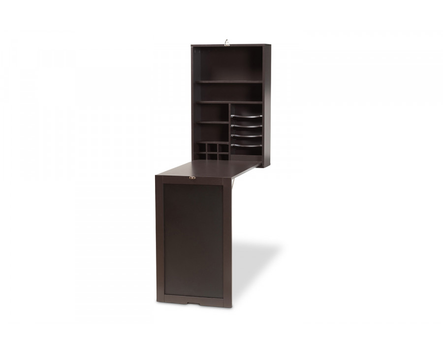 Baxton - Millard Modern Wall-Mounted Folding Desk