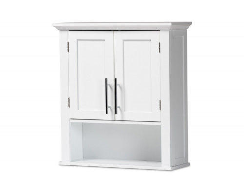 Baxton - Turner Modern 2-Door Bathroom Wall Storage Cabinet