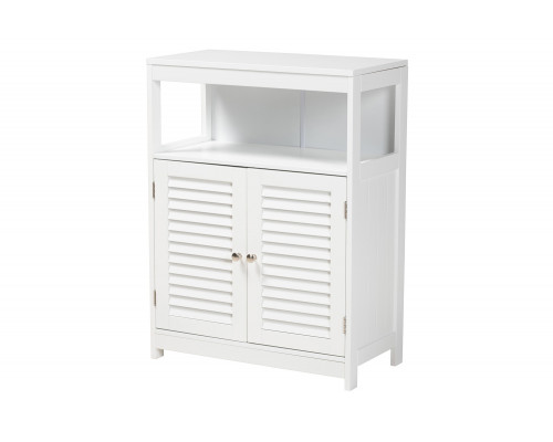 Baxton - Rivera Modern 2-Door Bathroom Storage Cabinet