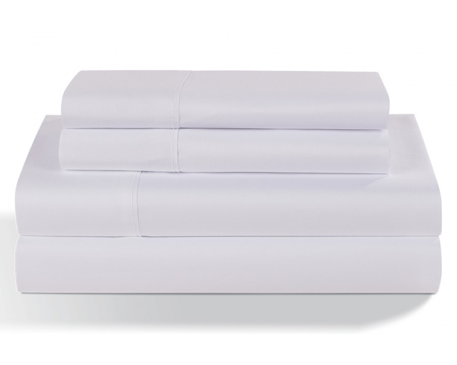 Bedgear Basic Sheet Set - White, Full Size