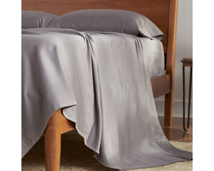 Bedgear Hyper-Cotton Sheet Set - Gray, Split Head King