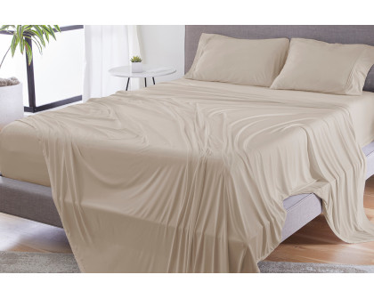 Bedgear Dri-Tec Sheet Set - Medium Beige, Full Size