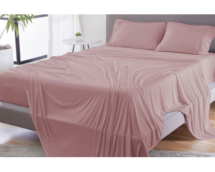 Bedgear Dri-Tec Sheet Set - Blush, Split King/Split California King Size