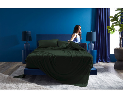 Bedgear Dri-Tec Sheet Set - Forest Green, Split King/Split California King Size