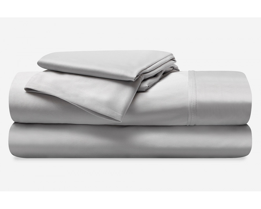 Bedgear Dri-Tec Sheet Set - Light Gray, Full Size