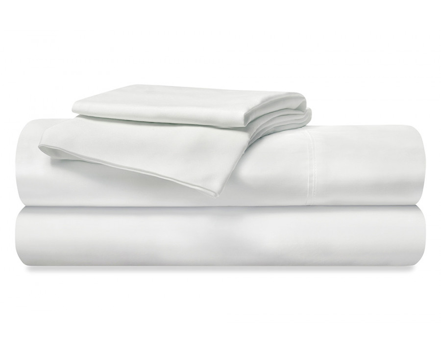 Bedgear Basic Sheet Set - Bright White, Twin Size