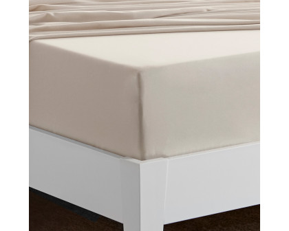 Bedgear Basic Sheet Set - Medium Beige, Twin Size