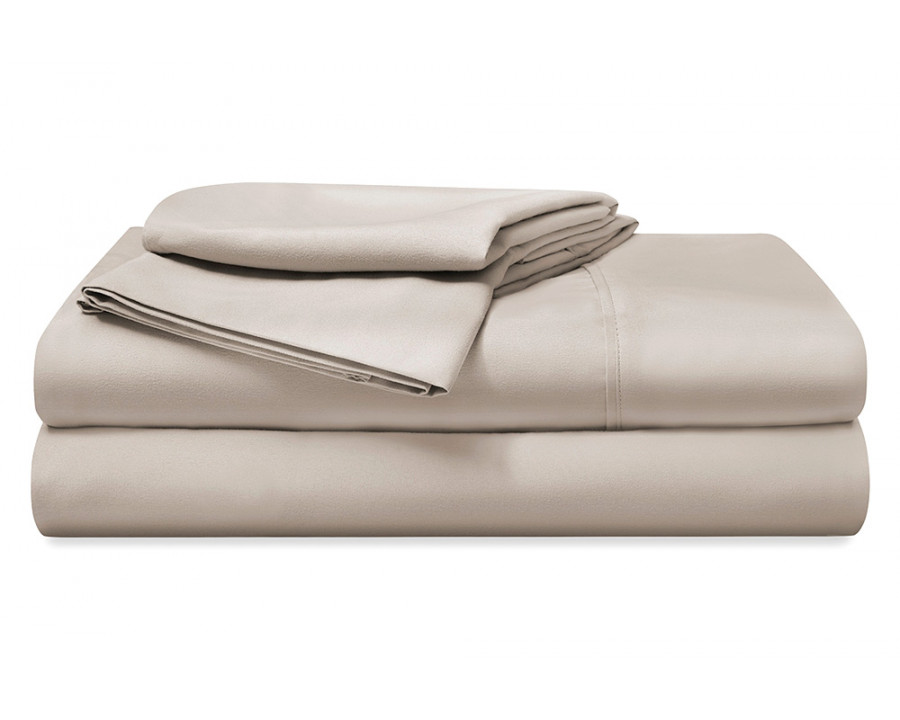 Bedgear Basic Sheet Set - Medium Beige, Twin XL Size