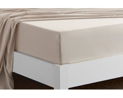 Bedgear Basic Sheet Set - Medium Beige, Twin XL Size