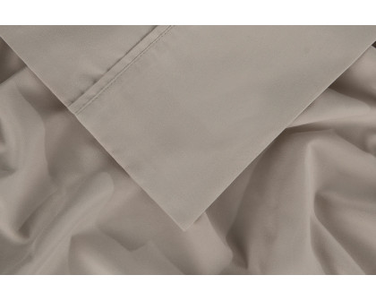 Bedgear Basic Sheet Set - Medium Beige, Twin XL Size