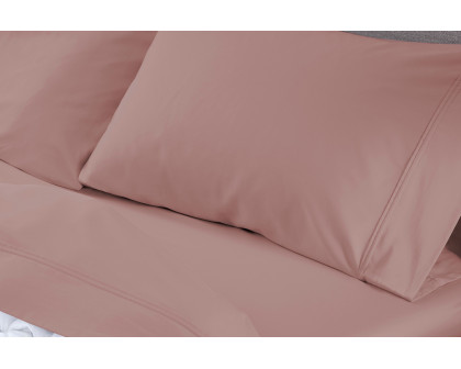 Bedgear Basic Sheet Set - Blush, Twin Size