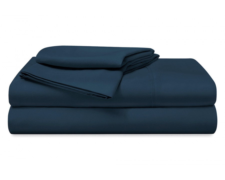 Bedgear Basic Sheet Set - Navy Blue, Twin Size