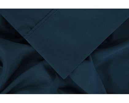 Bedgear Basic Sheet Set - Navy Blue, Twin Size