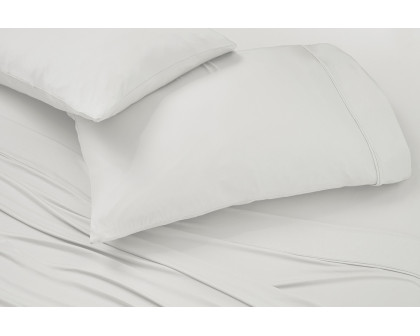 Bedgear Ver-Tex Sheet Set - Bright White, Split King/Split California King Size