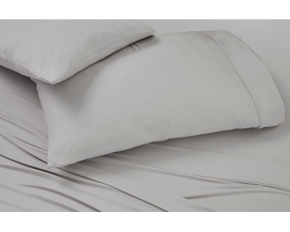 Bedgear Ver-Tex Sheet Set - Light Gray, Queen Size