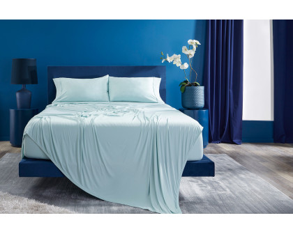 Bedgear Ver-Tex Sheet Set - Misty Blue, Split King/Split California King Size