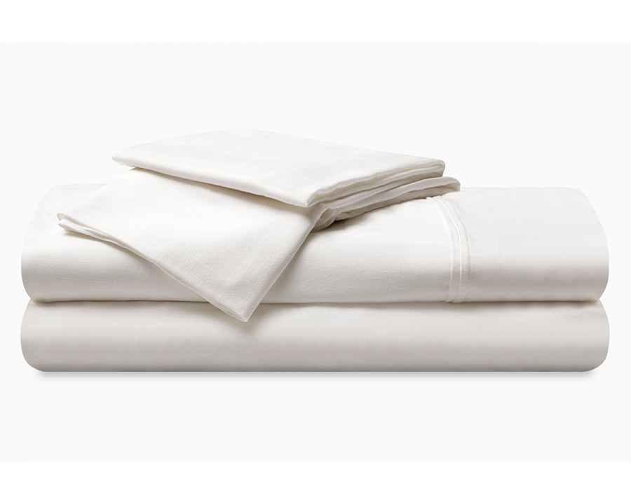 Bedgear Hyper-Linen Sheet Set - Bright White, Queen Size