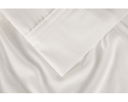 Bedgear Hyper-Linen Sheet Set - Bright White, Queen Size