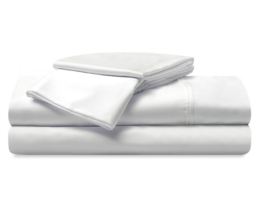 Bedgear Hyper-Cotton Sheet Set - Bright White, Twin Size