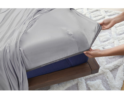 Bedgear Hyper-Cotton Sheet Set - Light Gray, Full Size