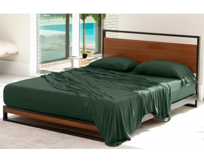 Bedgear Hyper-Wool Sheet Set - Forest Green, King/California King Size