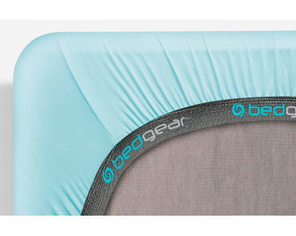 Bedgear Dri-Tec Performance Crib Sheets - Baby Blue