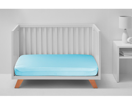 Bedgear Dri-Tec Performance Crib Sheets - Baby Blue