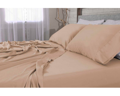 Bedgear Basic Sheet Set - Sand, King Size