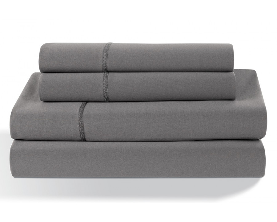 Bedgear Dri-Tec Sheet Set - Gray, Split California King Size