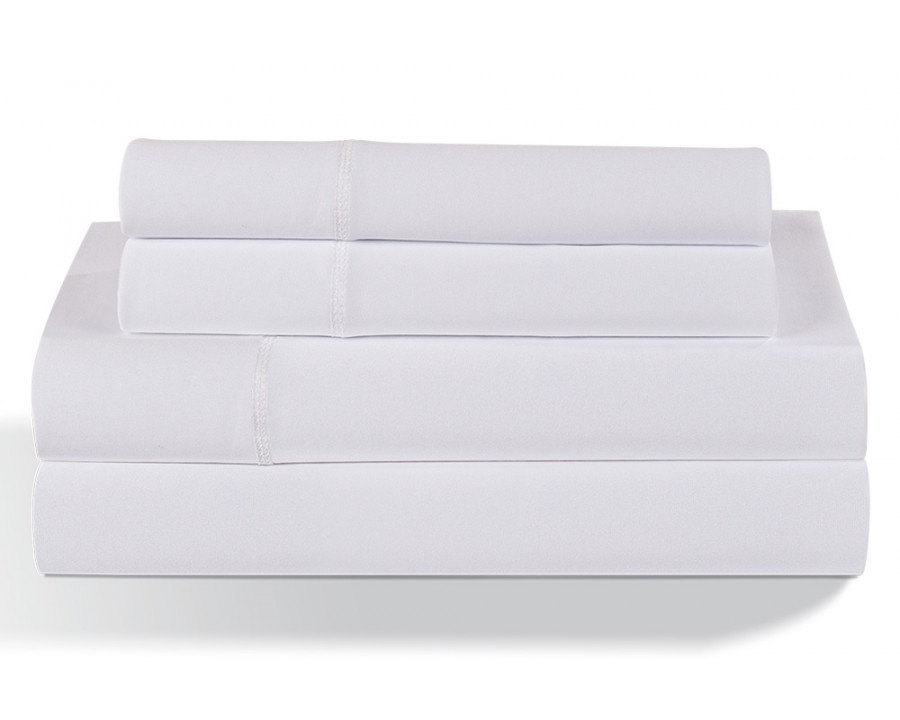 Bedgear Dri-Tec Sheet Set - White, Split California King Size