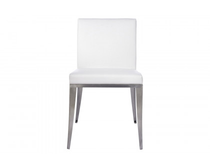 Bellini 1008 Dining Chair Set of 2 - White