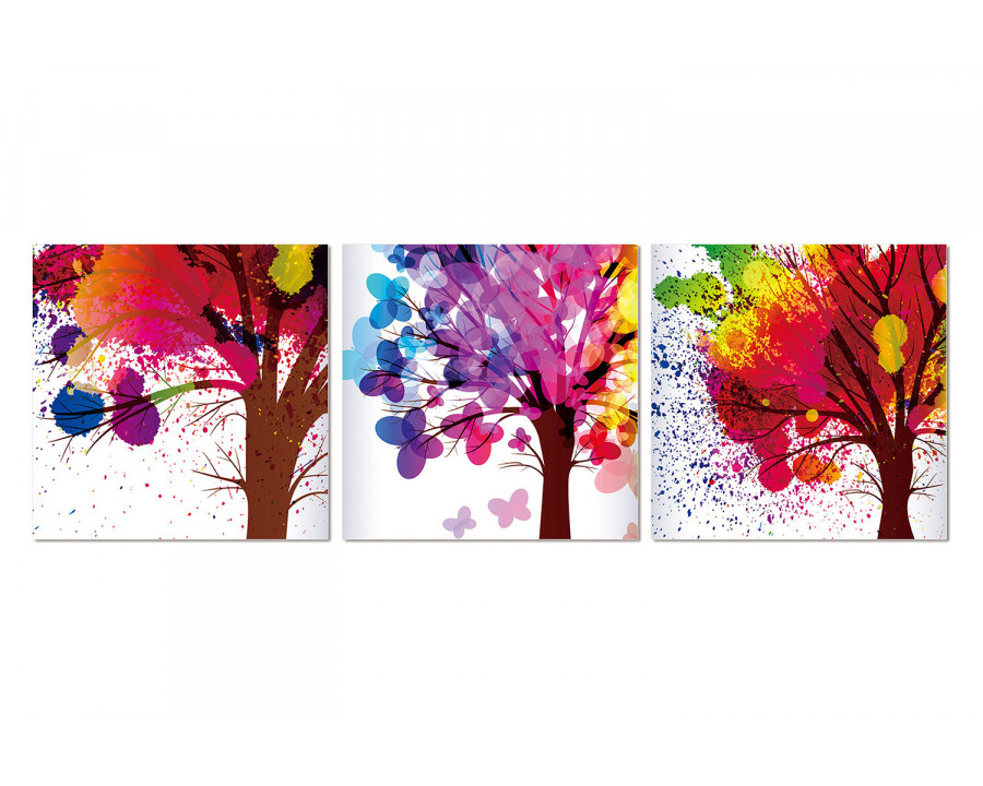 Bellini 3 Piece Acrylic Panel Picture of Three Wishes - Multi-Color