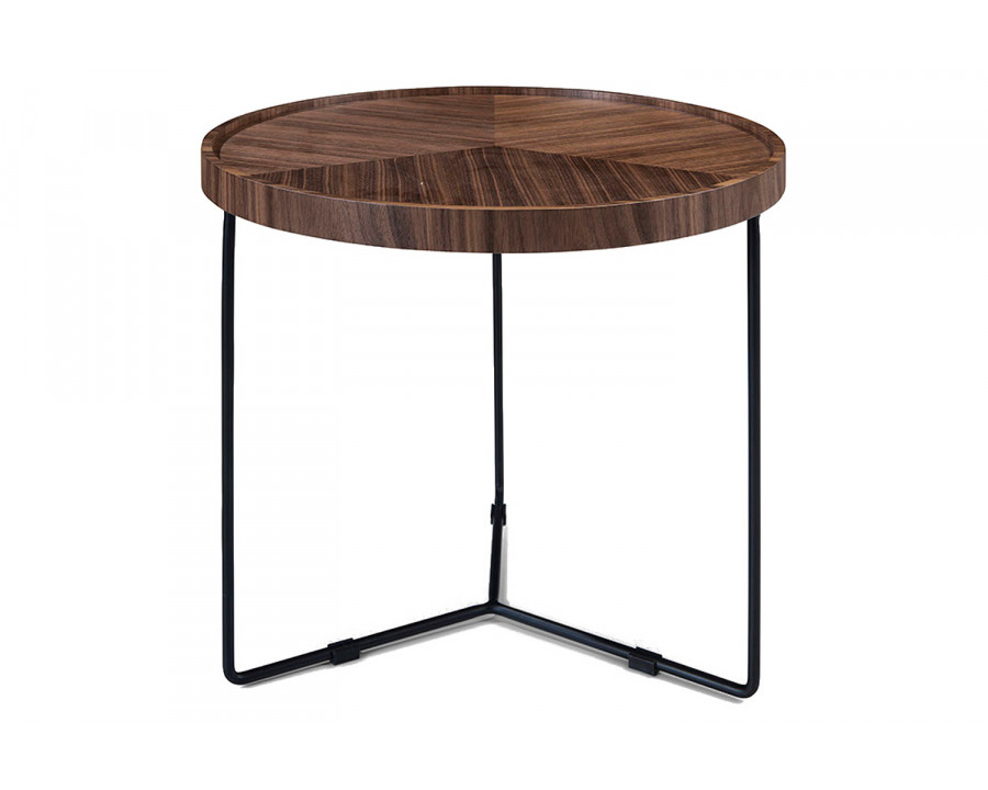 Bellini Abby End Table - Walnut, Large