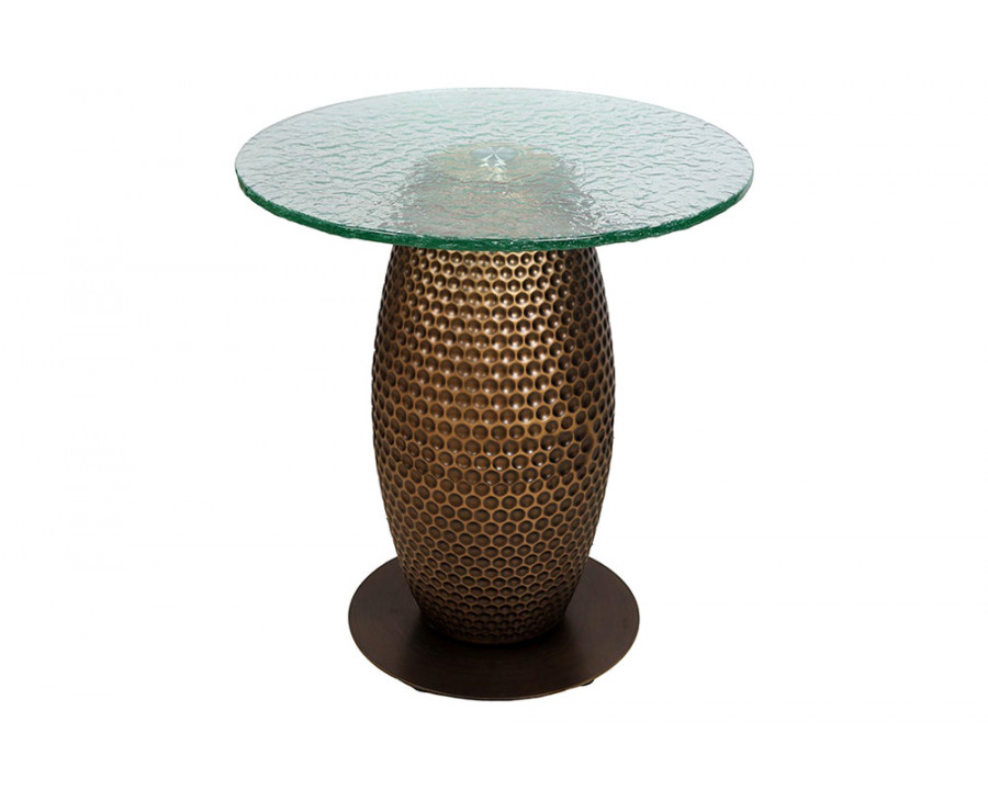 Bellini - Alba End Table in Glass