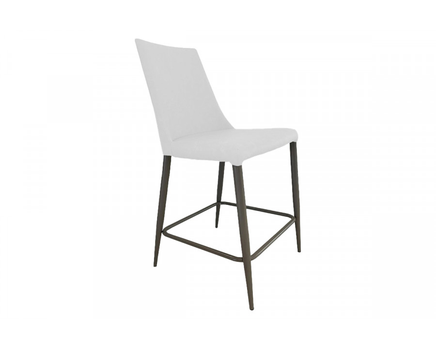 Bellini Aloe Counter Stool - White