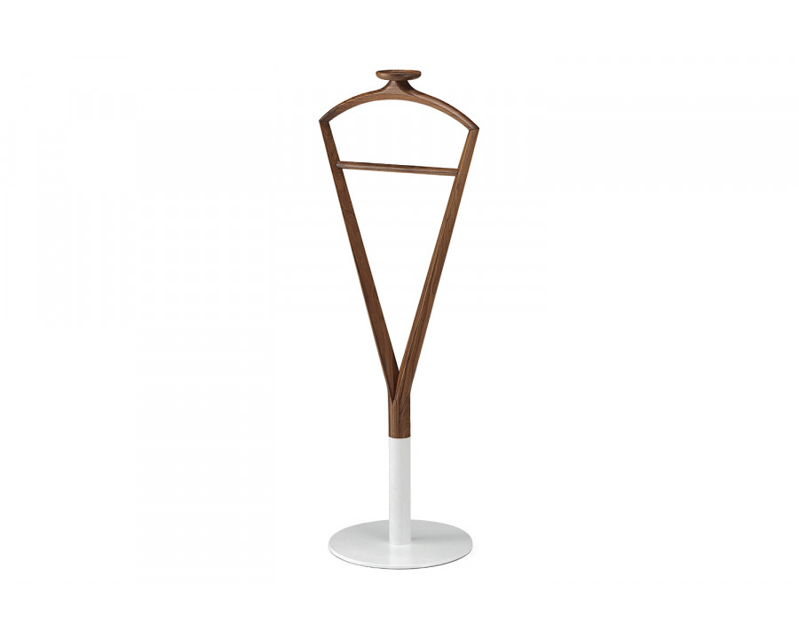 Bellini - Aloha Valet Stand in Walnut/White