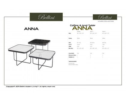 Bellini™ Anna Coffee Table - White