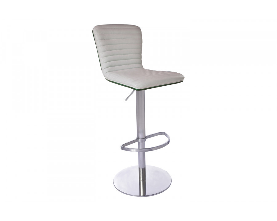 Bellini Argenta Barstool - Pearl White