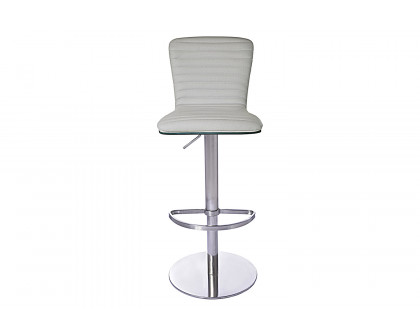 Bellini Argenta Barstool - Pearl White