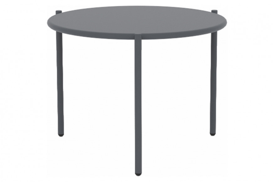 Bellini™ Aria Round End Table - Gray, Small