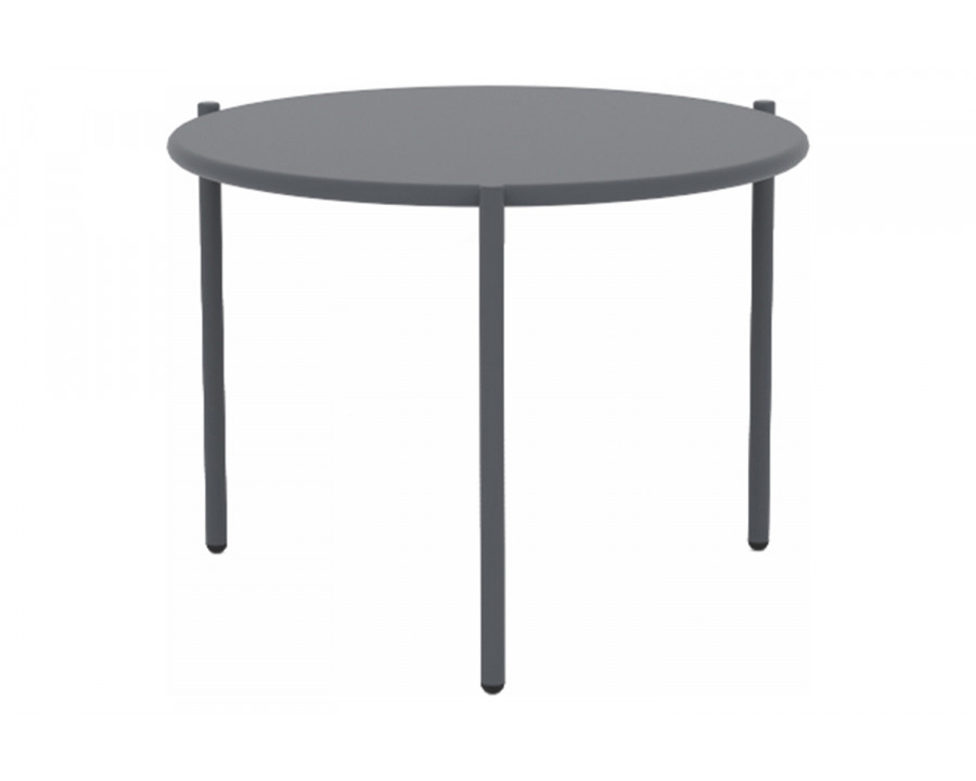 Bellini Aria Round End Table - Gray, Small