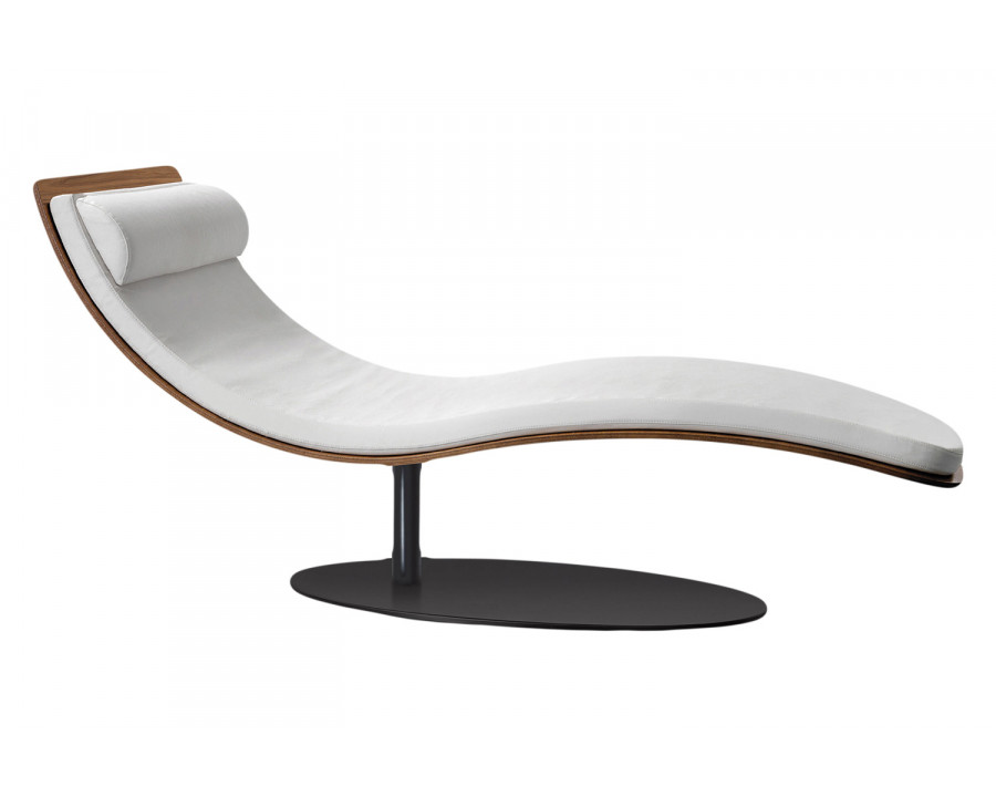 Bellini - Balzo Lounge Chair in White/Walnut