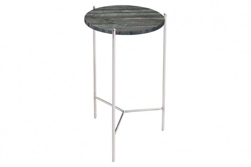 Bellini™ Bolt End Table - Black, 18"