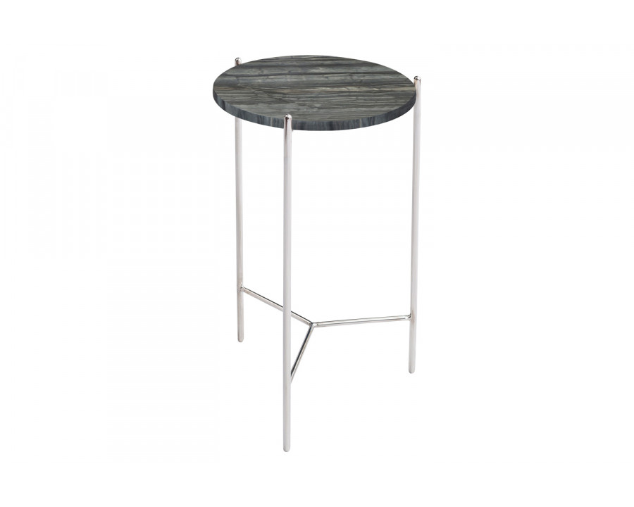 Bellini Bolt End Table - Black, 18"