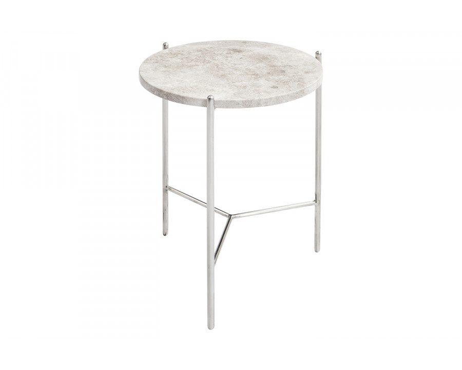 Bellini Bolt End Table - Gray, 18"