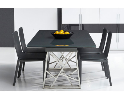 Bellini - Borg Dining Table Base Only in Silver