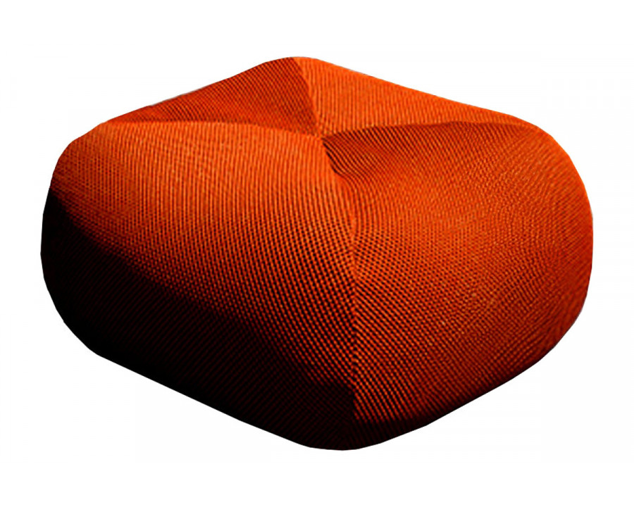 Bellini Bosa Ottoman No Back - Bright Orange