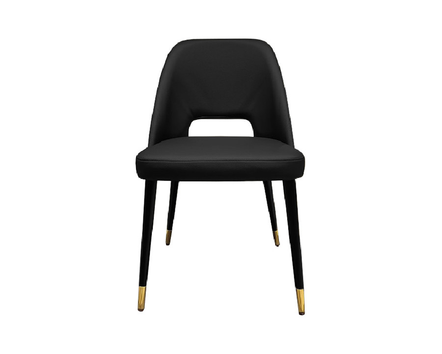 Bellini Cap Dining Chair Set of 2 - Black