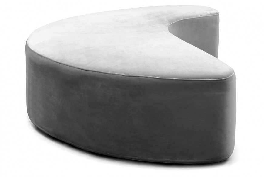 Bellini™ Carmen Ottoman - Dark Gray, Large